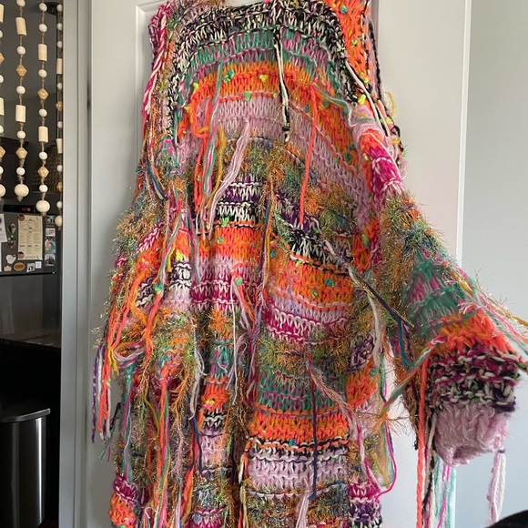 Free People “Nothing But Fringe Jacket” x E With Love Handmade - Picture 5 of 8